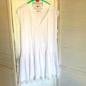 Zara size medium white dress